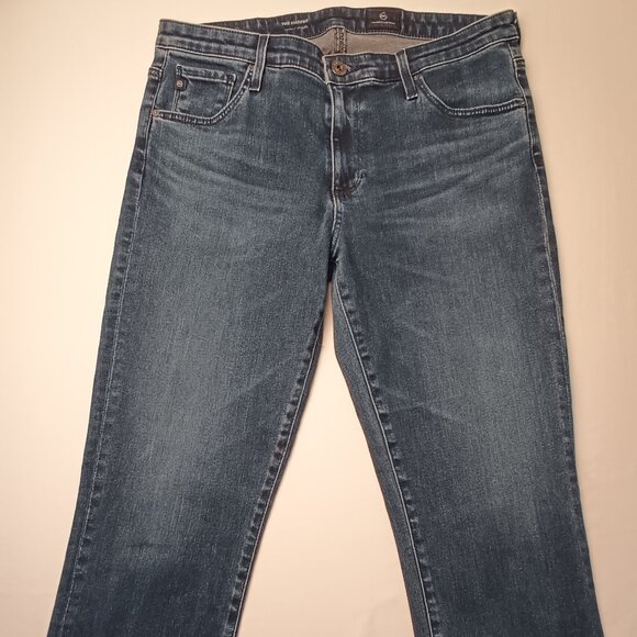 Adriano Goldschmied Jeans Size 30/10 The Harper Mid Rise Slim Leg Medium Wash - Picture 2 of 10